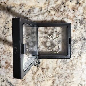 Celine Silver Hoop Earrings